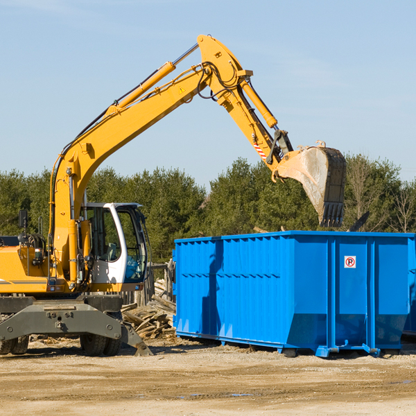 what size residential dumpster rentals are available in Alba PA